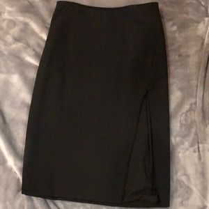 Skirt with slit